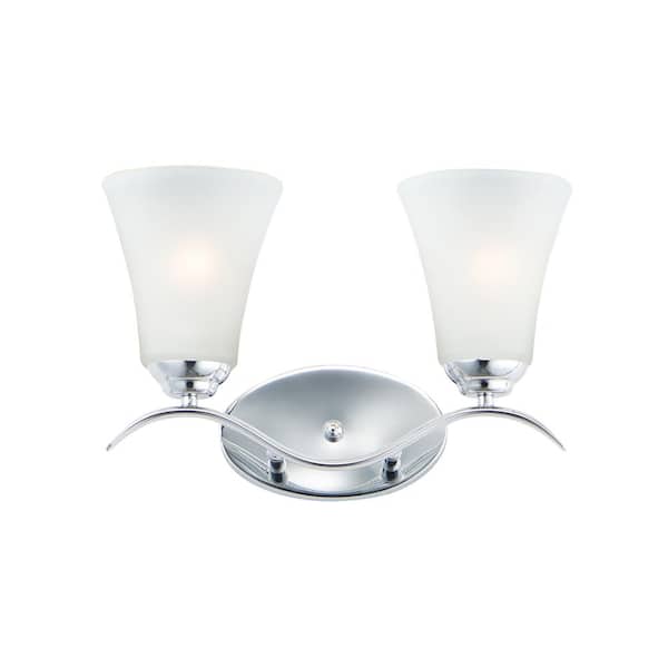 Maxim Lighting Vital 41 in. 2-Light Chrome Bath Vanity Light