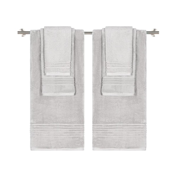 6pc Coventry Bath Towel Set Gray - Caro Home : Target