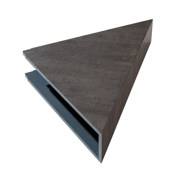 PALISADE 14.56 in. x 7.12 in. Vinyl Waterproof Corner Shower Shelf