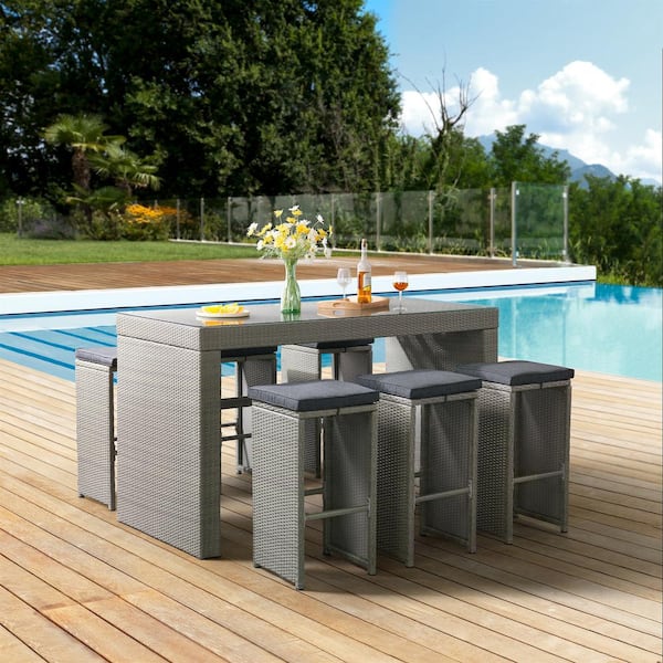 tall rectangular outdoor table