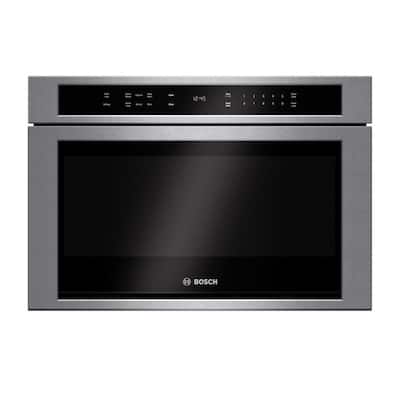 800 Series 24 in. 1.2 cu. ft. Built-In Drawer Microwave in Stainless Steel with Sensor Cooking