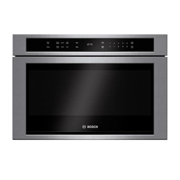 Bosch 800 Series 24 in. 1.2 cu. ft. Built-In Drawer Microwave in Stainless Steel with Sensor Cooking