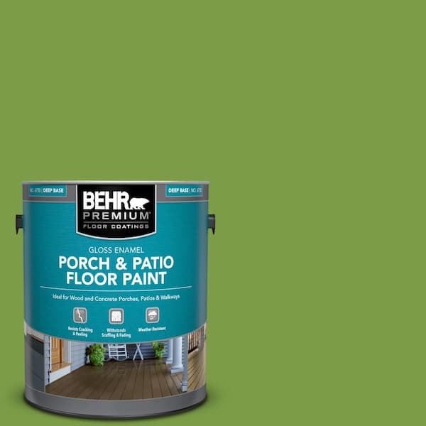 BEHR PREMIUM 1 gal. #420B-7 Pepper Grass Gloss Enamel Interior/Exterior Porch and Patio Floor Paint
