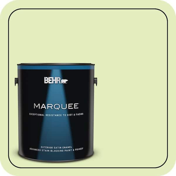 BEHR MARQUEE 1 gal. #420A-2 Spirit Whisper Satin Enamel Exterior Paint & Primer