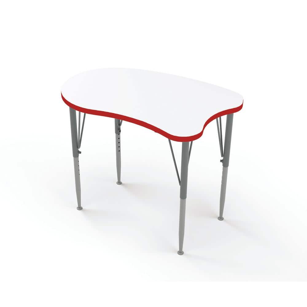 Versa Curve Desk Laminate Tall Size Height Adjustable Kids Table Classroom 