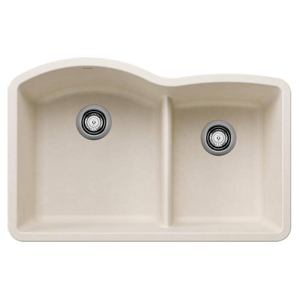 Soft White Blanco Undermount Kitchen Sinks 443065 64 1000 