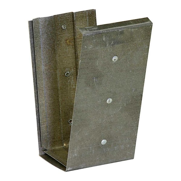 Gibraltar Building Products 4 in. Bonderized Steel Fascia Gutter Slip Connector