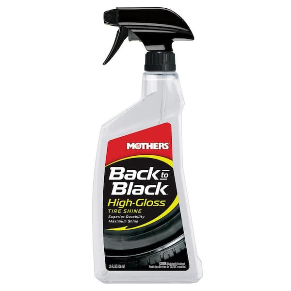MOTHERS 24 oz. Back-to-Black High Gloss Tire Shine Spray