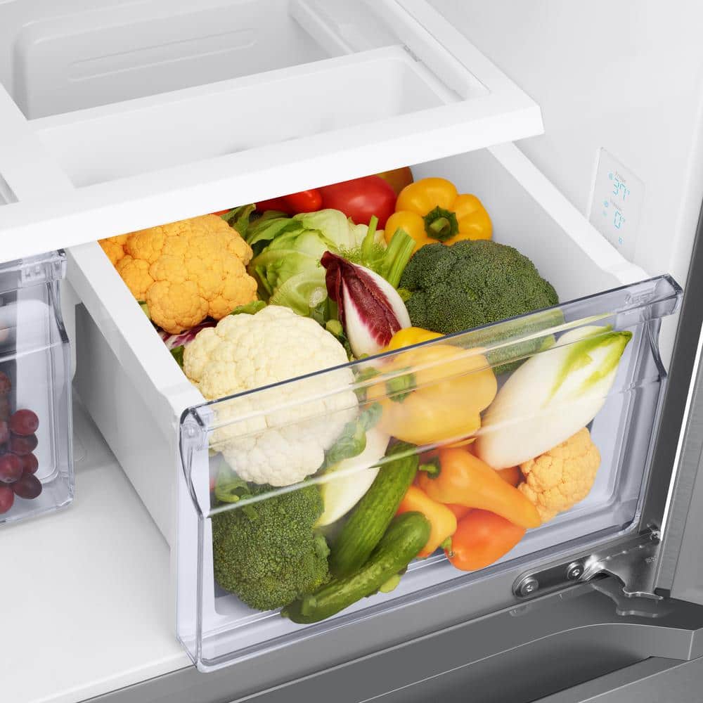 Stainless Steel Smart French Door Refrigerator with Ice Maker