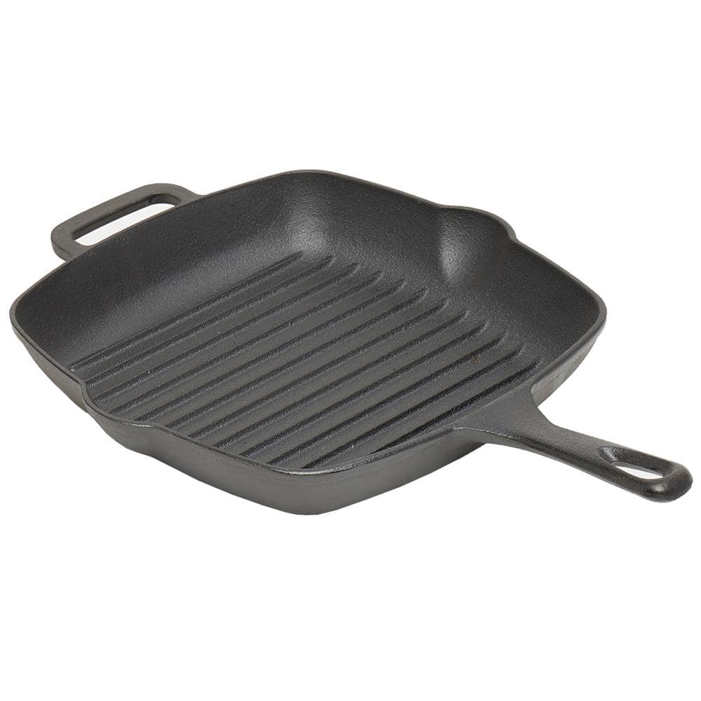 Talon Outdoor Kitchen | Dwell Six Talon Outdoor Cast Iron 10 inch Shallow Grill Pan Cast Iron Non Stick | Color: Black | Size: Os | Bradwall73's