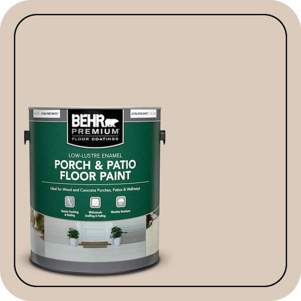 1 gal. #ICC-22 Haze Low-Lustre Enamel Interior/Exterior Porch and Patio Floor Paint