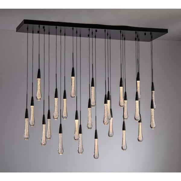 Modern Chandelier 50 in.25-Lights Gold Chandelier for Dining Room, Living Room, Foyer, Bedroom