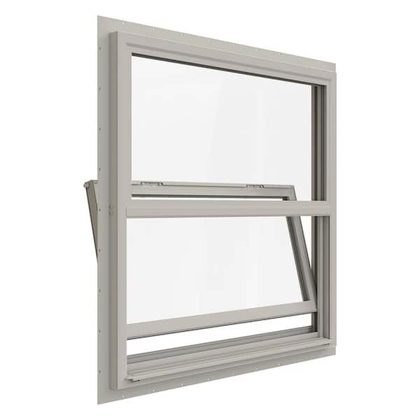 JELD-WEN 36 in. x 36 in. V-4500 Series Desert Sand Single-Hung