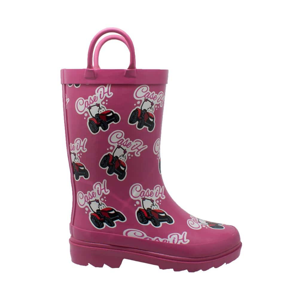 Girls Rubber Little Rain Boots - Pink Size 8 price history on PriceWatchPro