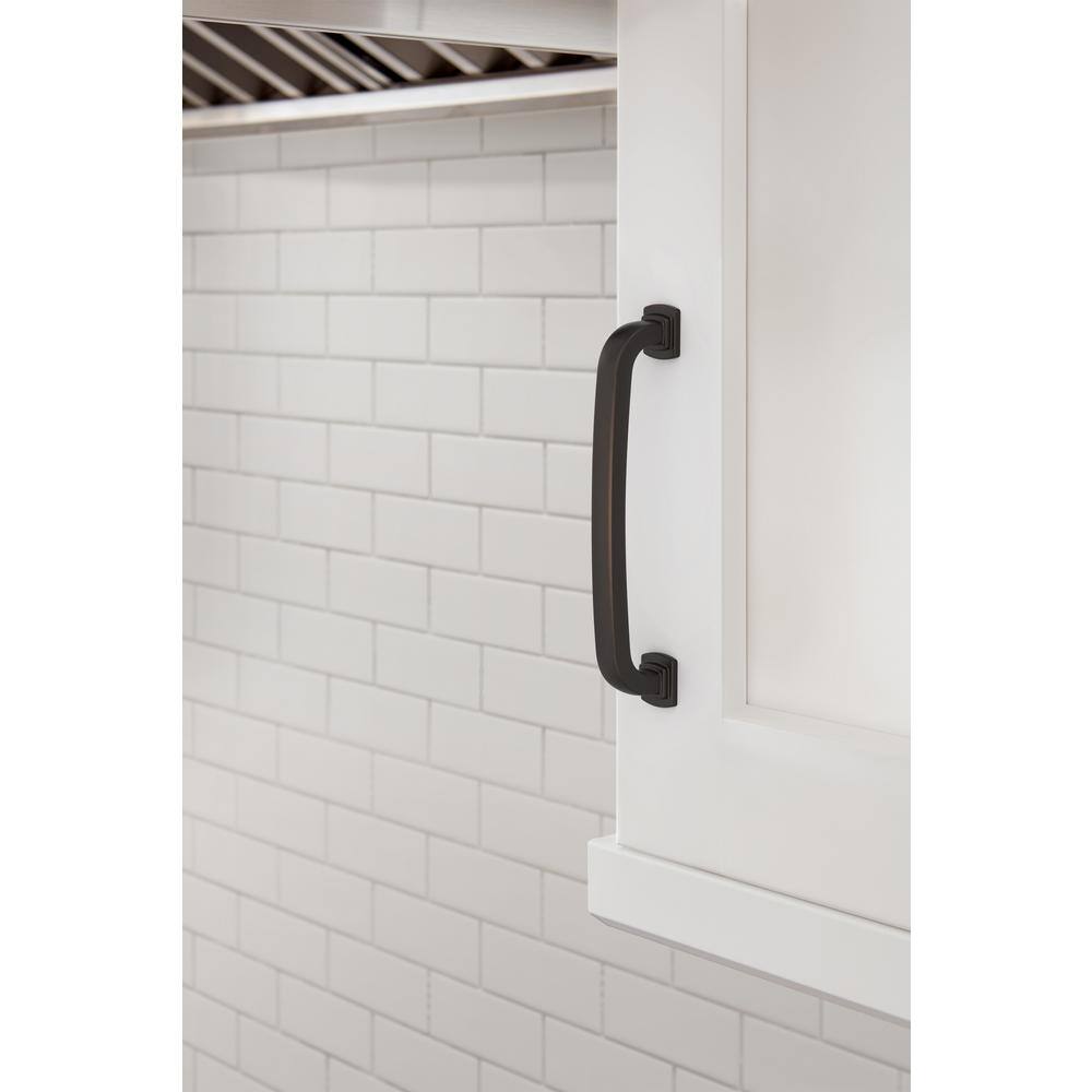 Oil-Rubbed Bronze 5-1/16" Modern Cabinet Pull with Mounting Hardware