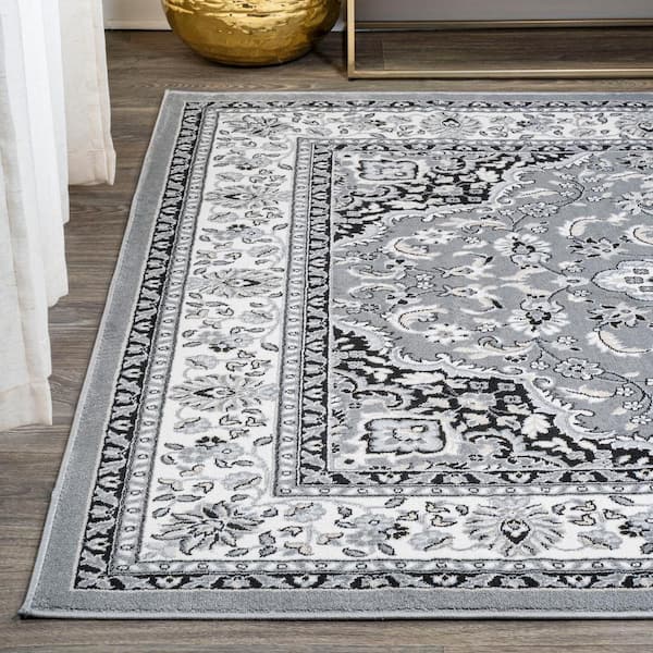 Zahir Tropical Floral Indoor/Outdoor Area Rug Cream/Gray/Black Beachcrest Home Rug Size: Rectangle 5' x 7