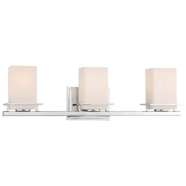 Minka Lavery Tournee 3-Light Chrome Bath Light