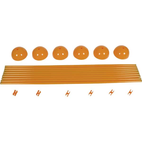 Agility Soccer Training Adjustable Hurdles Poles Set