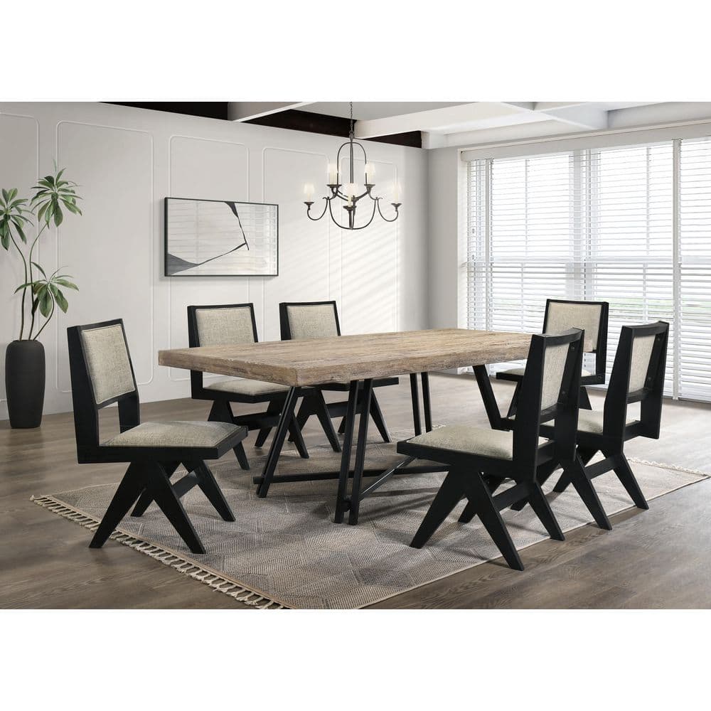 Manhattan Ebony Black Dining Chairs (Set of 2) price history on PriceWatchPro