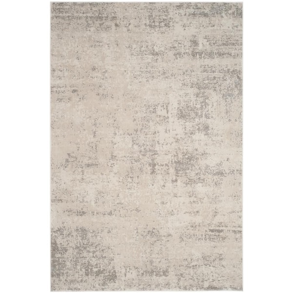 SAFAVIEH Princeton Beige/Gray 5 ft. x 8 ft. Solid Area Rug