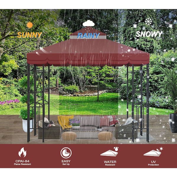 【OnOFF】 Amazon.com: Sunnydaze 12x12 Canopy Replacement Top