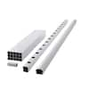 Fiberon ArmorGuard Deluxe 42 in. Rail Height White Composite Rail Kit ...