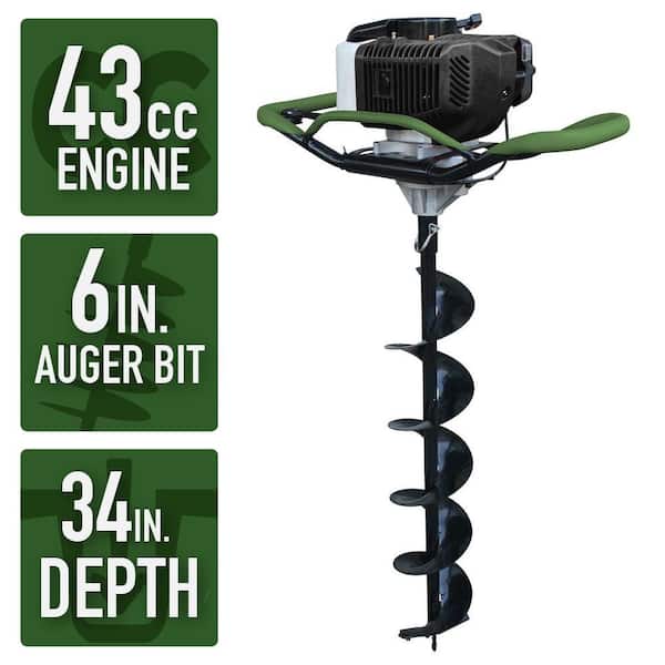 Sportsman 807233 Earth Series 43cc 6 in. Gas Powered Auger - 2
