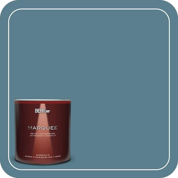 BEHR MARQUEE 1 qt. Home Decorators Collection #HDC-FL14-11 Cotton Denim Matte Interior Paint & Primer