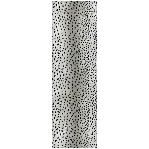 Dream Shag Premium Machine Washable Abstract ADS44 Pearl 2 ft. x 7 ft. Runner Rug