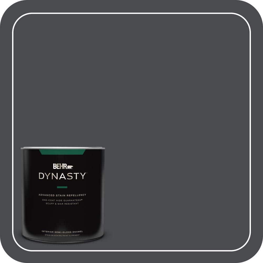 1 qt. #N500-7 Night Club One-Coat Hide Semi-Gloss Enamel Interior Stain-Blocking Paint and Primer price history on PriceWatchPro