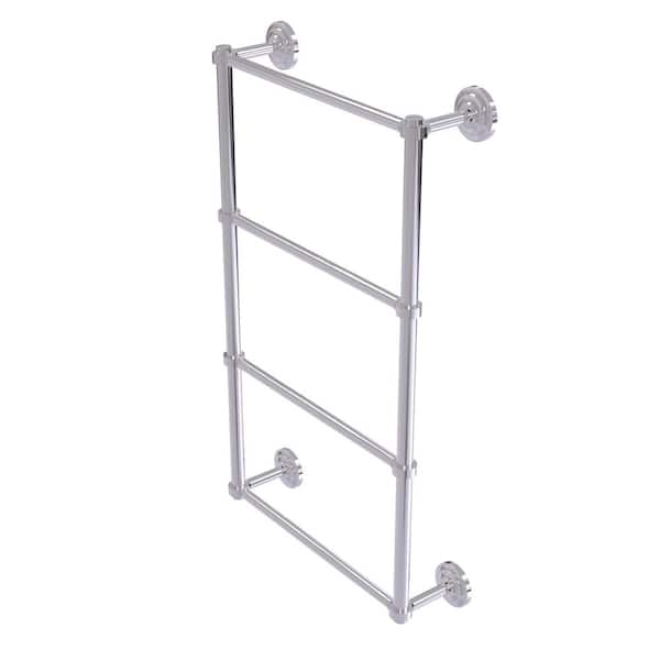 Allied Brass Que New Collection 36 in. Wall Mounted Guest Towel Holder in Polished Chrome