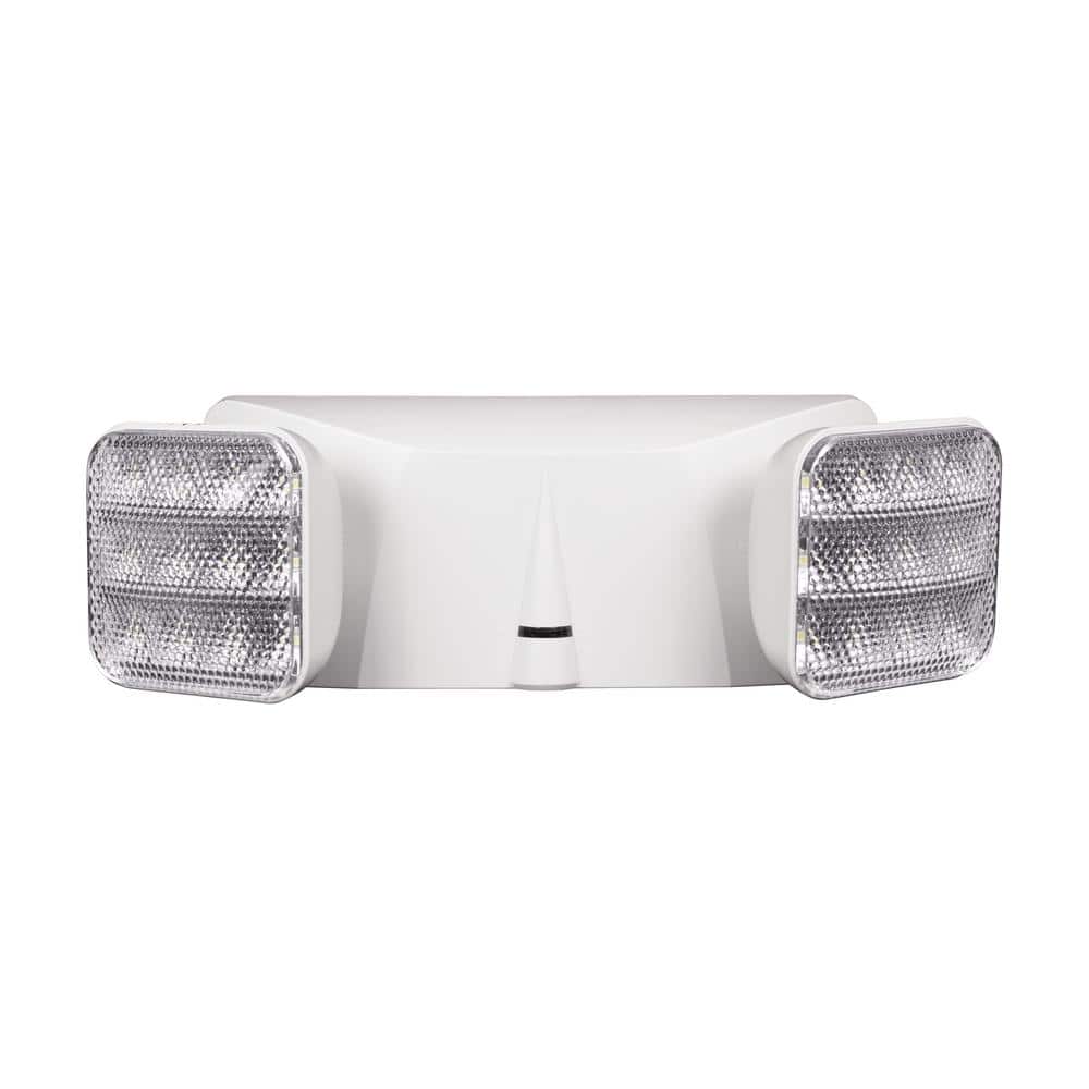 NICOR Adjustable White LED Emergency Light Fixture