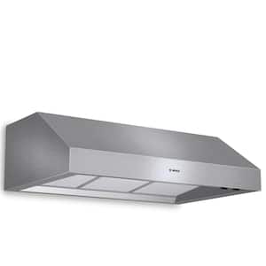 800 Series 36 in. Undercabinet Range Hood with Lights in Stainless Steel