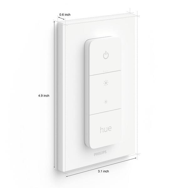 thumbnail image 2 of Philips Hue Tap Dial Wireless Smart Switch - White, Control Rooms & Dim Lights 2 of 14