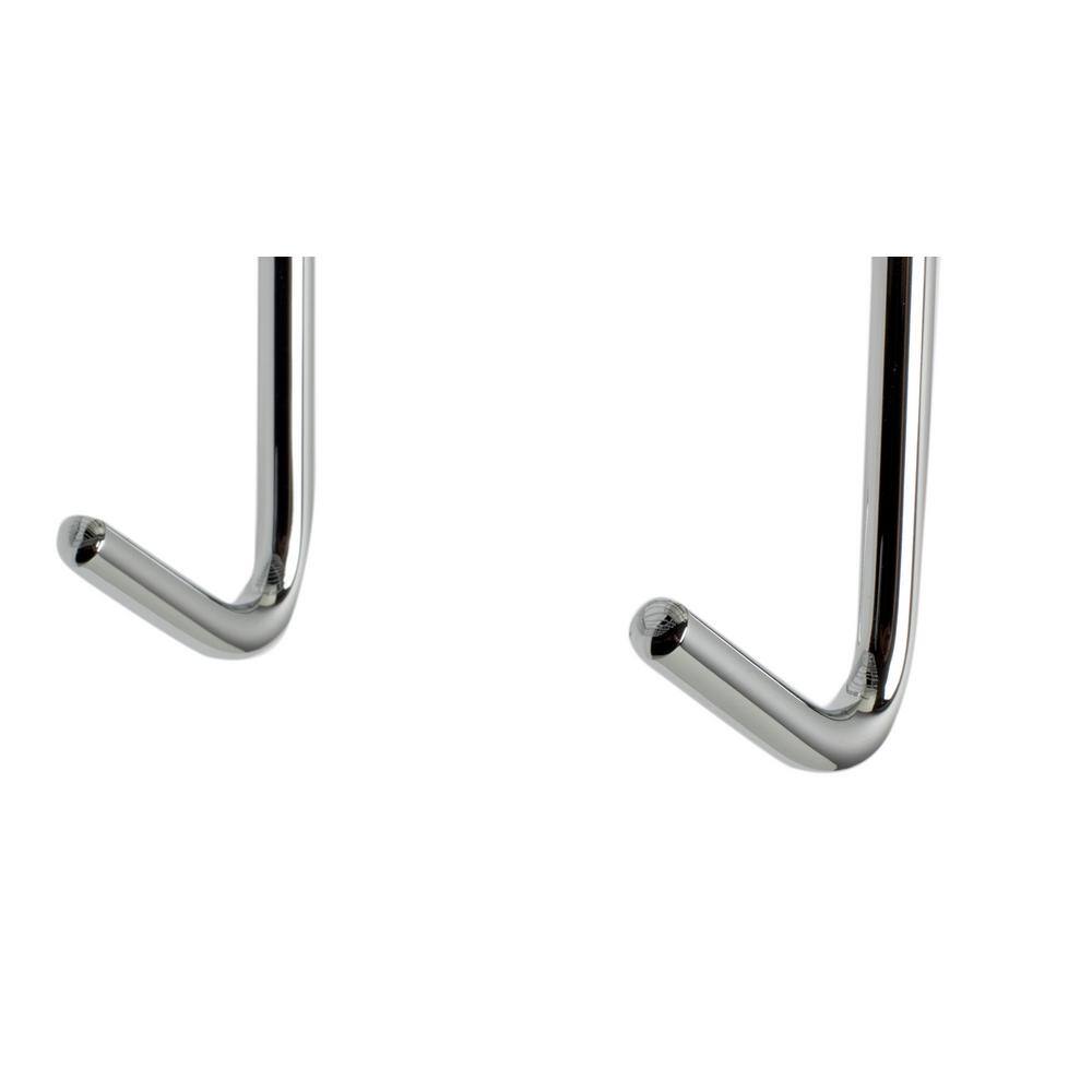 Polished Chrome Corner Mounted Double Basket Shower Shelf