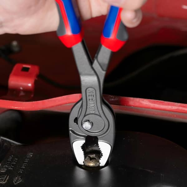 KNIPEX 10 in. Twin Grip Slip Joint Pliers with Comfort Handle 82