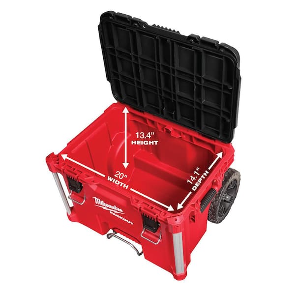 Milwaukee Packout Rolling Box and XL Tool Box 48-22-8426-48-22