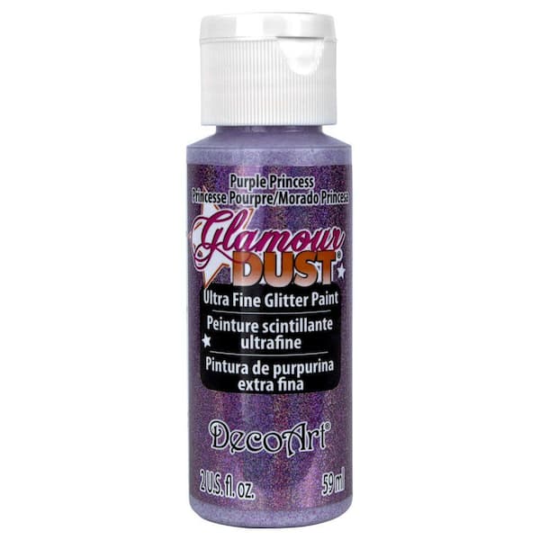 DecoArt Glamour Dust 2 oz. Purple Princess Glitter Paint