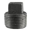 STZ 1-1/2 in. Black Iron Plug 310 P-112 - The Home Depot