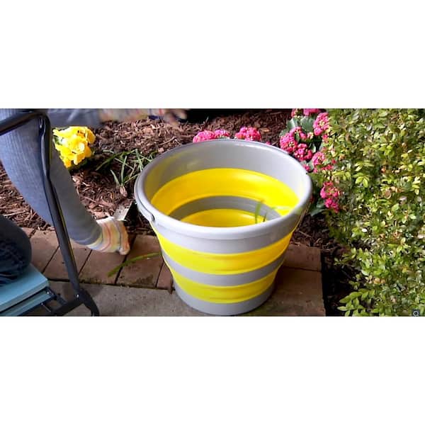 Collapsible Bucket with Handle Large Collapsible Mop Bucket for