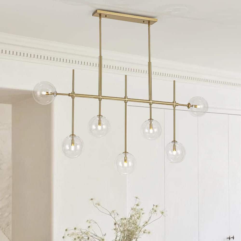 Y'INSP Linear Bloom 7-Light Modern Br...