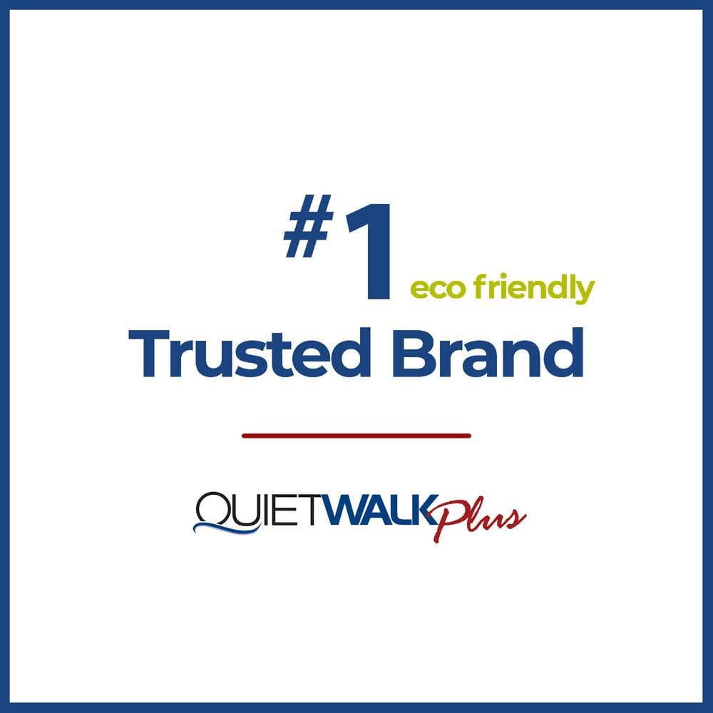 QuietWalk Plus Blue and Gray Felt Flooring Underlayment Roll