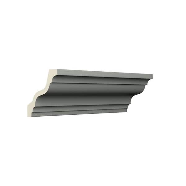 Ekena Millwork Harlington 4 in. D x 5.5 in. W x 96 in. L Polyurethane Crown Moulding