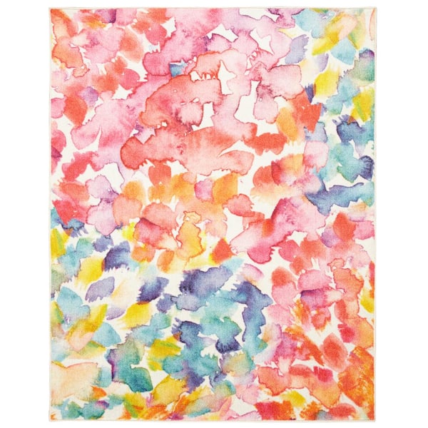 Mohawk Home Sunwashed Dream Multi 5 ft. x 8 ft. Floral Area Rug