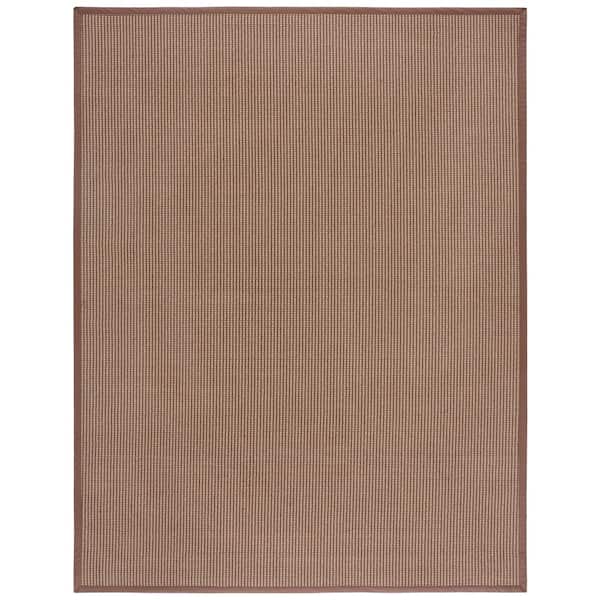 Napa Faux Sisal 9 ft. x 12 ft. Marble/Brown Woven Area Rug