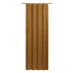 37.25 in. x 78.625 in. Oakmont Vinyl Oak Accordion Door