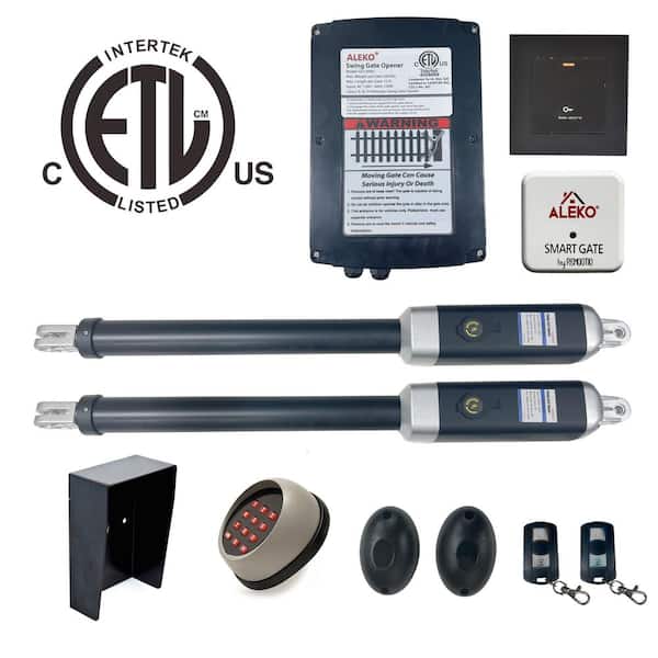 Smart Dual Swing Gate Operator - GG1300U/AS1300 AC/DC - ETL Certified - Accessory Kit ACC5