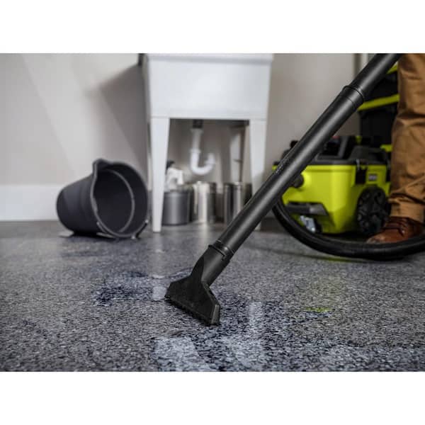 RYOBI ONE+ 18V Cordless 6 Gal. Wet Dry Vacuum Kit with 4.0 Ah Battery, 18V Charger, and Extra Replacement Filter