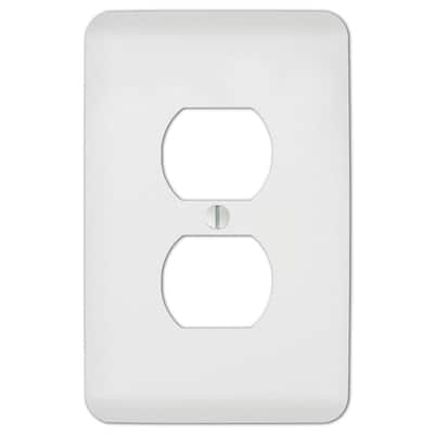 1-Gang Device Receptacle Wallplate Art Orange Red Dots Single Outlet Wall Plate/Panel Plate/Cover Light Panel Cover 