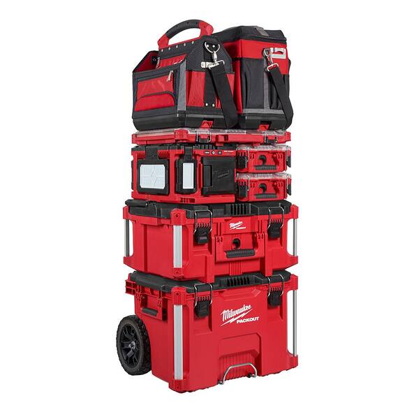 Pack 2 outils 18V Li-Ion (2x5,0 Ah) en Packout - MILWAUKEE